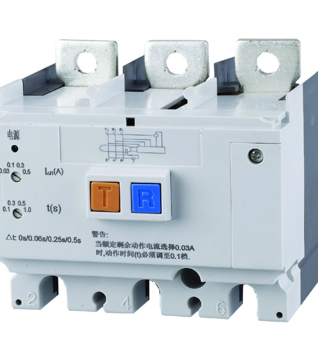 Диф. модуль NM8NL-125  4P A RCD1 рег. ток утечки 0,03-
0,1-0,3-1 A  (R)(CHINT), фото